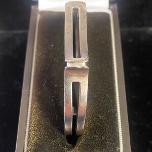 Silver 925 Geometric M&W bangle vintage
